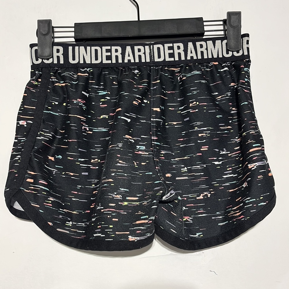 Under Armour Girl’s Play Up Multicolor Printed Shorts Size Youth Medium - Picture 6 of 8